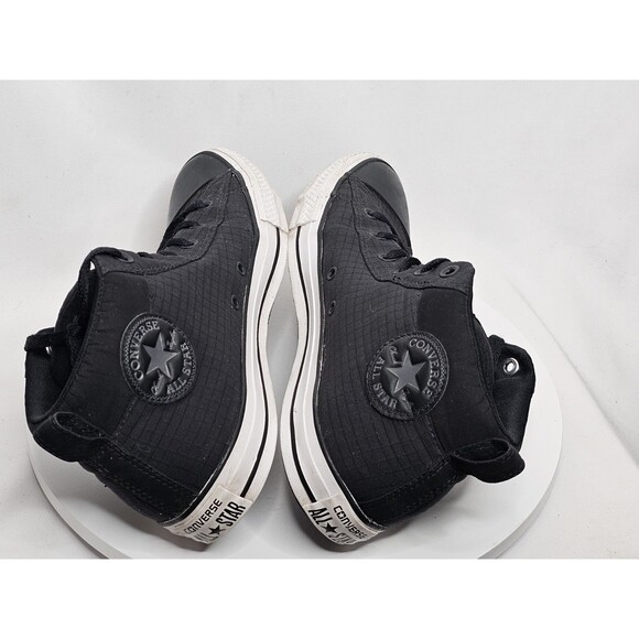 Converse Chuck Taylor All Star Street Mid Men's Sz 9.5 Black Sneakers - Picture 4 of 7